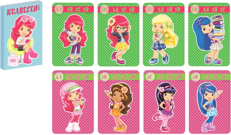 Quartet Card Game – Strawberry Shortcake