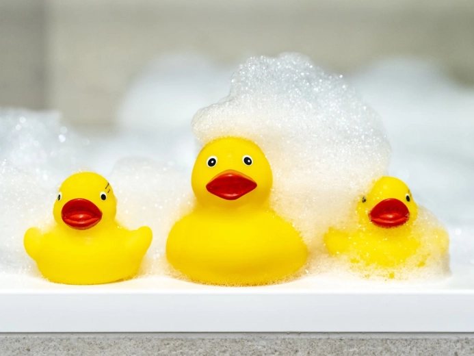 Fun and learning in the tub