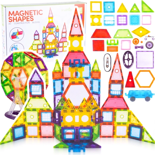 Magnetiline ehituspusle 130 osaga