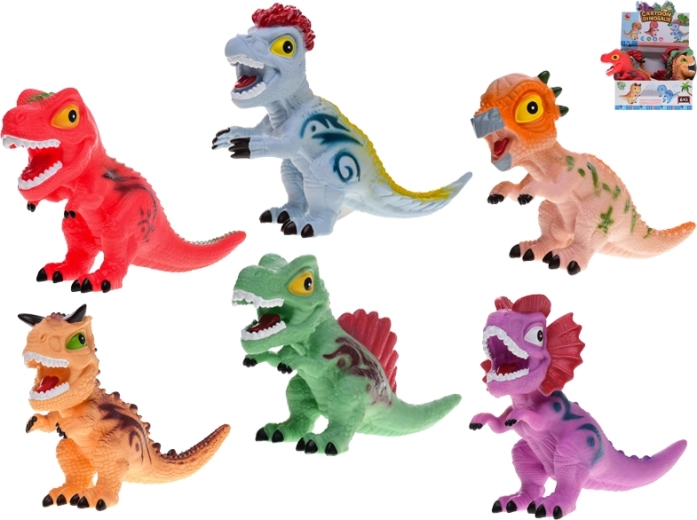 Värviline piiksuv dinosaurus 22,5 cm