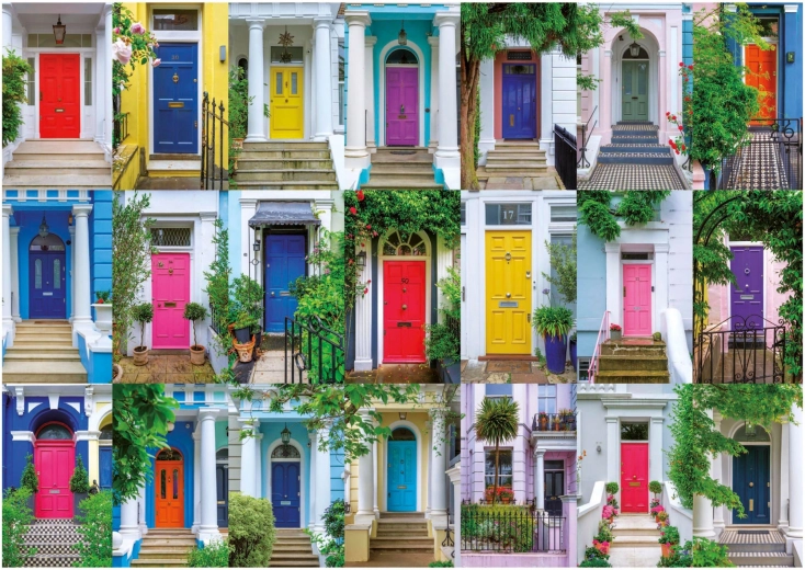 Educa puzzle Notting Hill Doors 1000 pieces