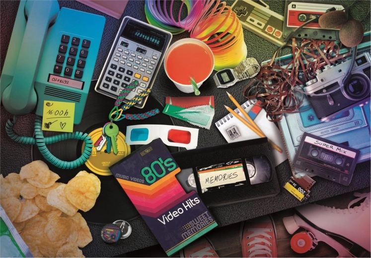 Puzzle 1000 pcs High Quality, 80s Nostalgia