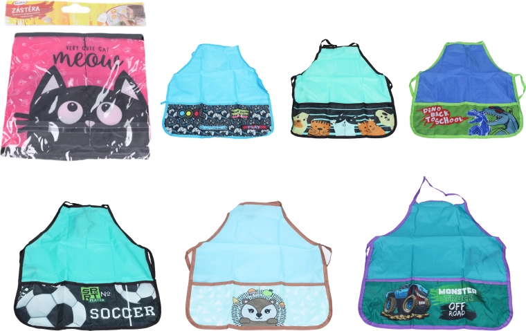 Art class apron 54 × 44 cm, assorted designs
