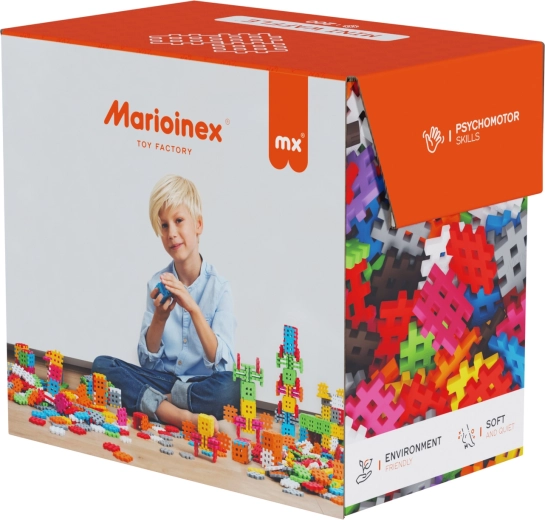 Easy to connect, soft and safe material