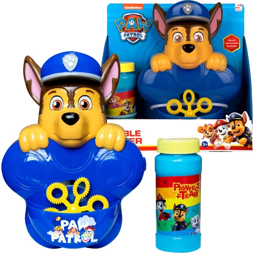 Bubble Maker with Solution PAW PATROL Chase, 100 ml