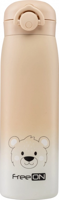 Roostevabast terasest termos FreeON beež 480 ml
