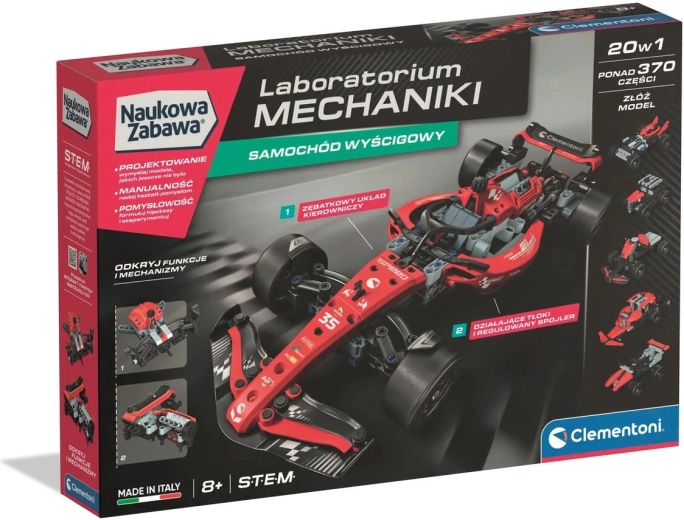 Clementoni mehaanikalabor – võidusõiduauto