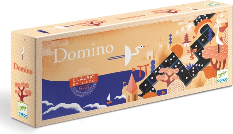 Djeco Domino – Classic Black Dominoes