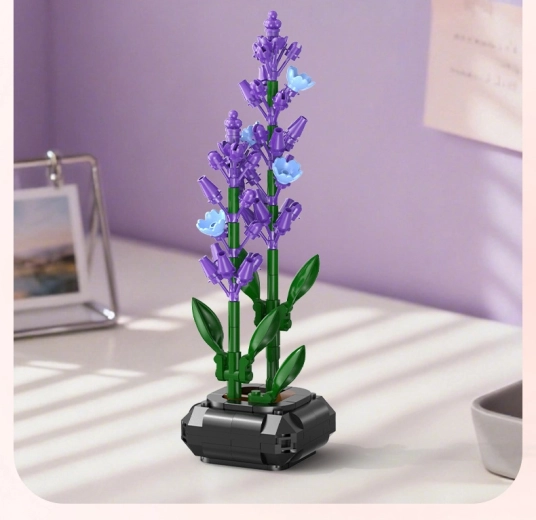 Realistlik lavendel kui disainielement