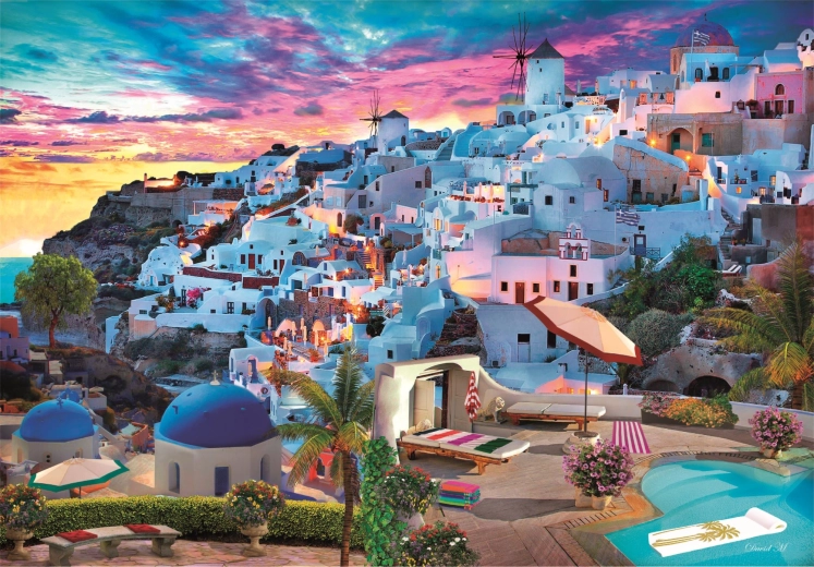 Puzzle 500 Pieces Compact Greek View