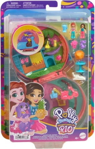 Polly Pocket Seikluste Skúter – kompaktne mängukomplekt
