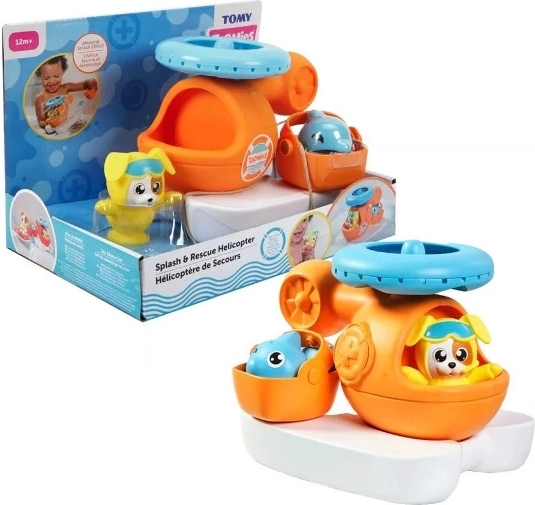 Splashtastic Bath Helicopter with Puppy and Little Dolphin