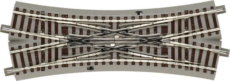 Roco Geoline Crossover Switch with Base