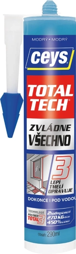 Universaalne liim ja hermeetik 290 ml CEYS Total Tech Sinine