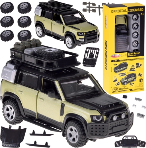 Metallist tuuningmudel LAND ROVER DEFENDER 110 1:43 koos lisade komplektiga