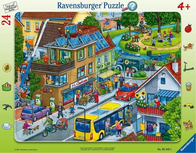 Ravensburger pusle Meie roheline linn 24 tükki
