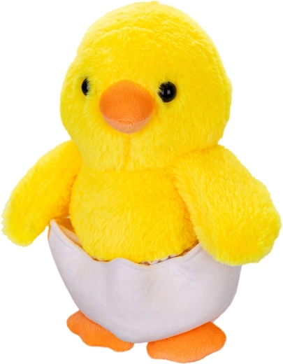 Plush Duckling in Eggshell 19 cm