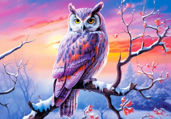 500-piece puzzle – Owl Perfect Evening