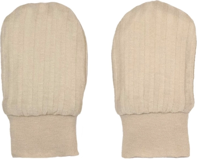 Lodger baby anti-scratch mittens seersucker birch - 1 piece