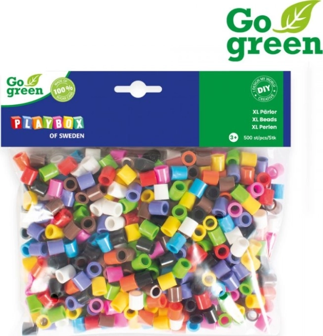 Iron-on Beads PLAYBOX Go Green XL 500 pcs