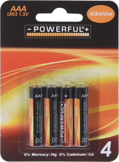 Aluselised patareid AAA 1,5 V, 4 tk