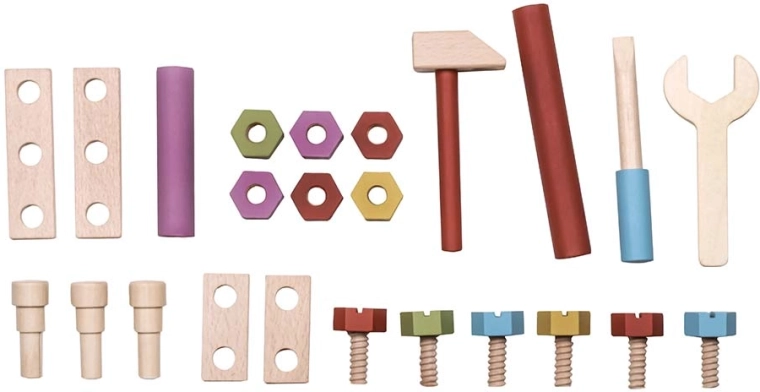 Rich tool set for little builders