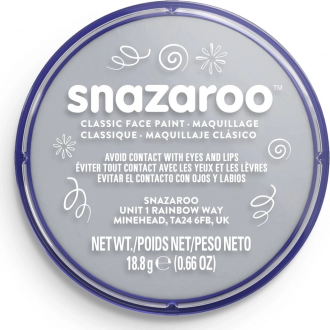 SNAZAROO Face Paint Light Grey 18ml