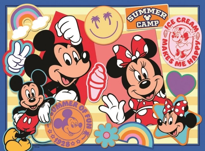 Puzzle RAVENSBURGER Mickey ja Minnie väljasõidul XXL 200 tükki