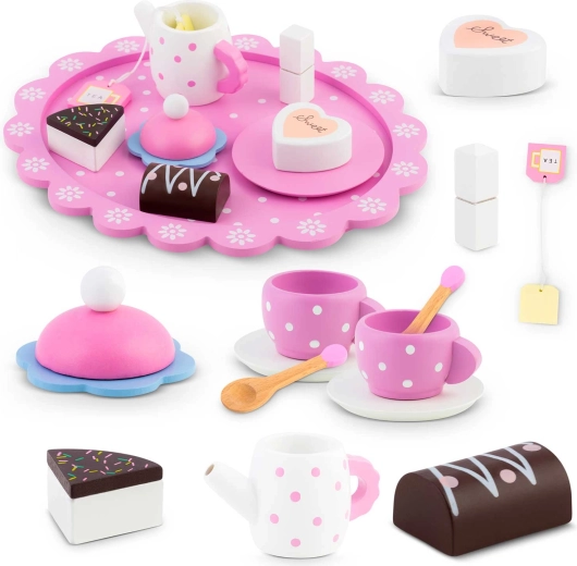 Ricokids Wooden Tea Set for Children