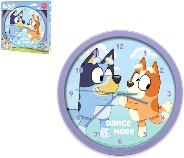 Lastele mõeldud seinale kinnitatav BLUEY kell