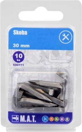 Klasterklamber 30 mm läikiv (10 tk)