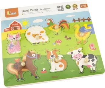VIGA puidust heliga sisestuspusle – farm