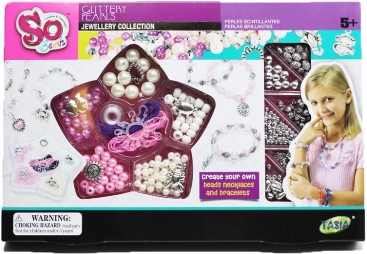 SO BEADS Jewelry Making Kit – Pearl Bracelets and Necklaces