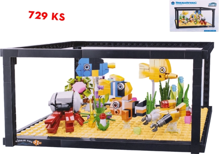 Aquarium Building Set 729 Pieces