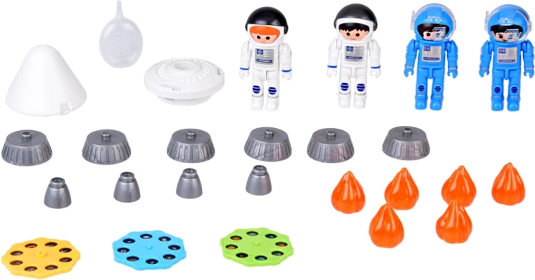 Astronaut figurines and accessories for role-play