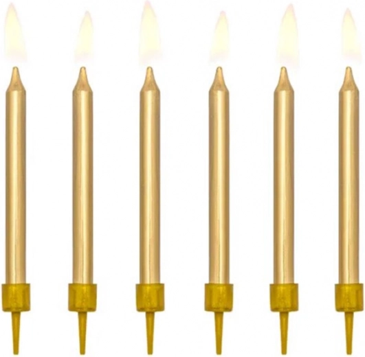 Golden Cake Candles
