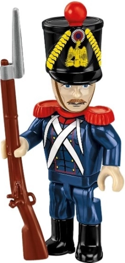 Detailne prantsuse kahurväelase figuur