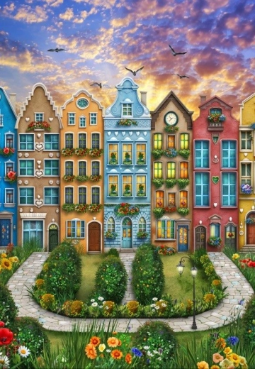 Alipson puzzle Vikerkaareküla 1000 tükki