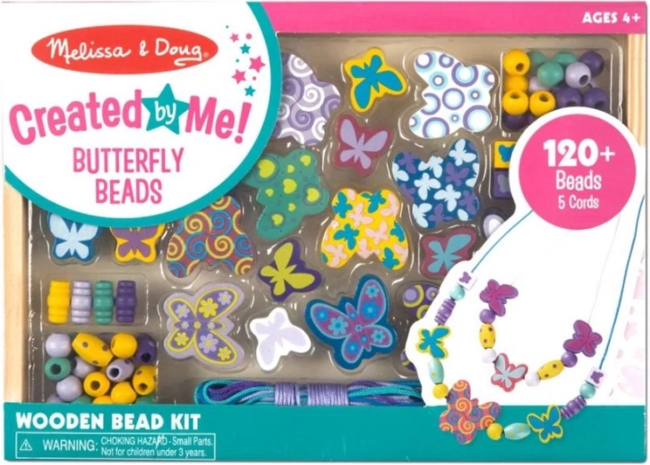 Puust helmed liblikatega – loov ehetekkomplekt (MELISSA & DOUG)