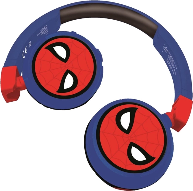 Children's Wireless and Wired SPIDER-MAN Headphones, Foldable