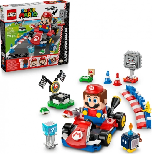 LEGO® Super Mario™ 72043 Mario Kart™ – interaktiivne LEGO® Mario™ ja Standard Kart