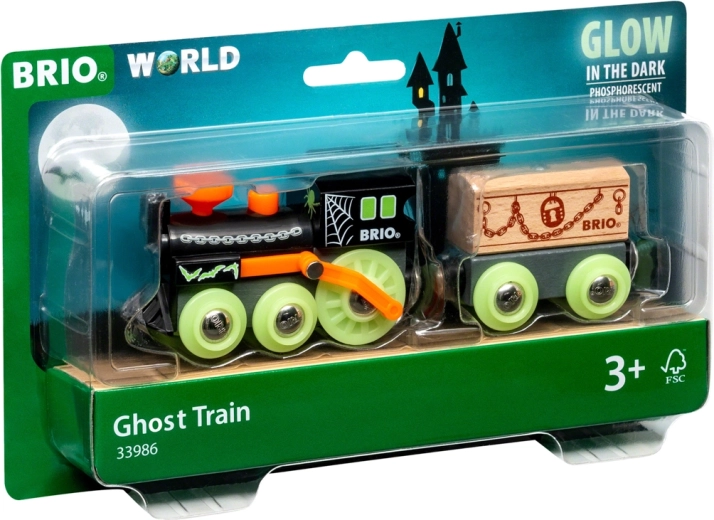 Glows in the dark for spooky play