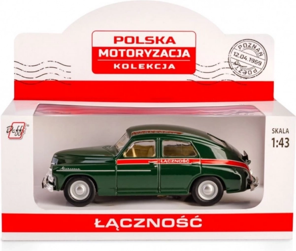 Auto mudel Warszawa M-20 Łączność 1:43 die-cast
