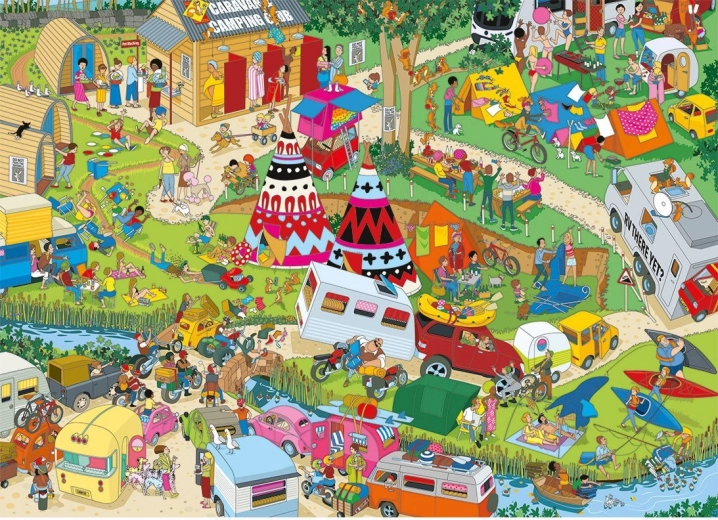 Puzzle Jokesaws Kemp Capers 1000 Pieces by Gibsons