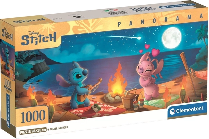 Panoraampusle Lilo & Stitch – öine lõke, 1000 tükki