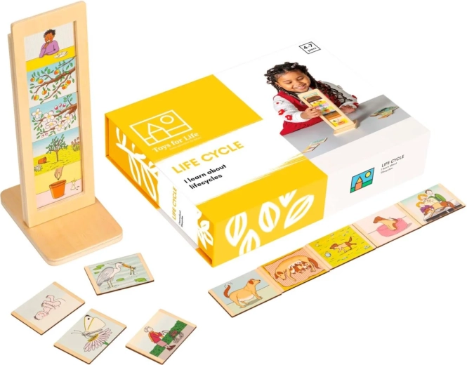Toys for Life elutsüklid – hariv komplekt kaartidega