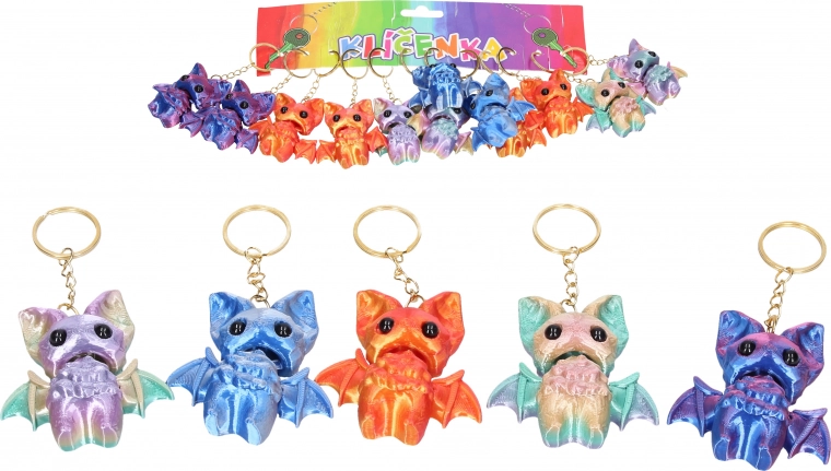 3D Bat Keychain