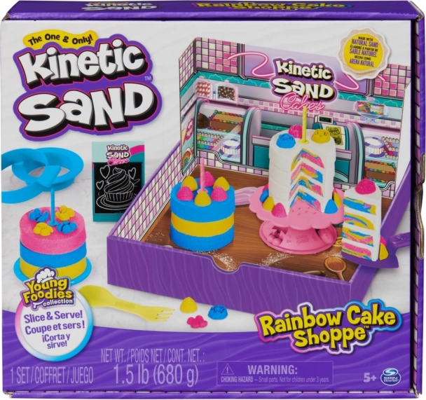 Kinetic Sand Rainbow Bakery