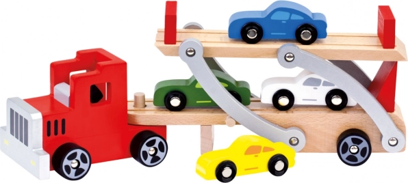 Bino puidust autoveok koos autodega