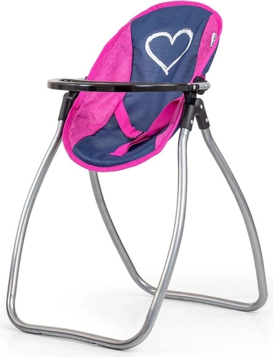 Foldable high chair for realistic feeding